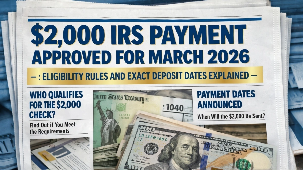 2000 irs payment march 2026